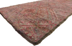 Tapis marocain Beni MGuild des années 1980