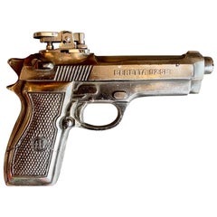 Vintage Beretta Handgun Lighter