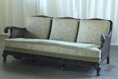 Vintage Bergere Sofa from 1900s, French Inspired, Danish Craftmanship