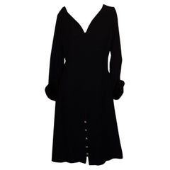Vintage Bern Ann Northgate Cocktail Dress with Feather detail