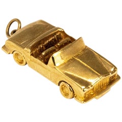 Vintage Bernard Instone 9 Carat Gold Rolls Royce Car Charm