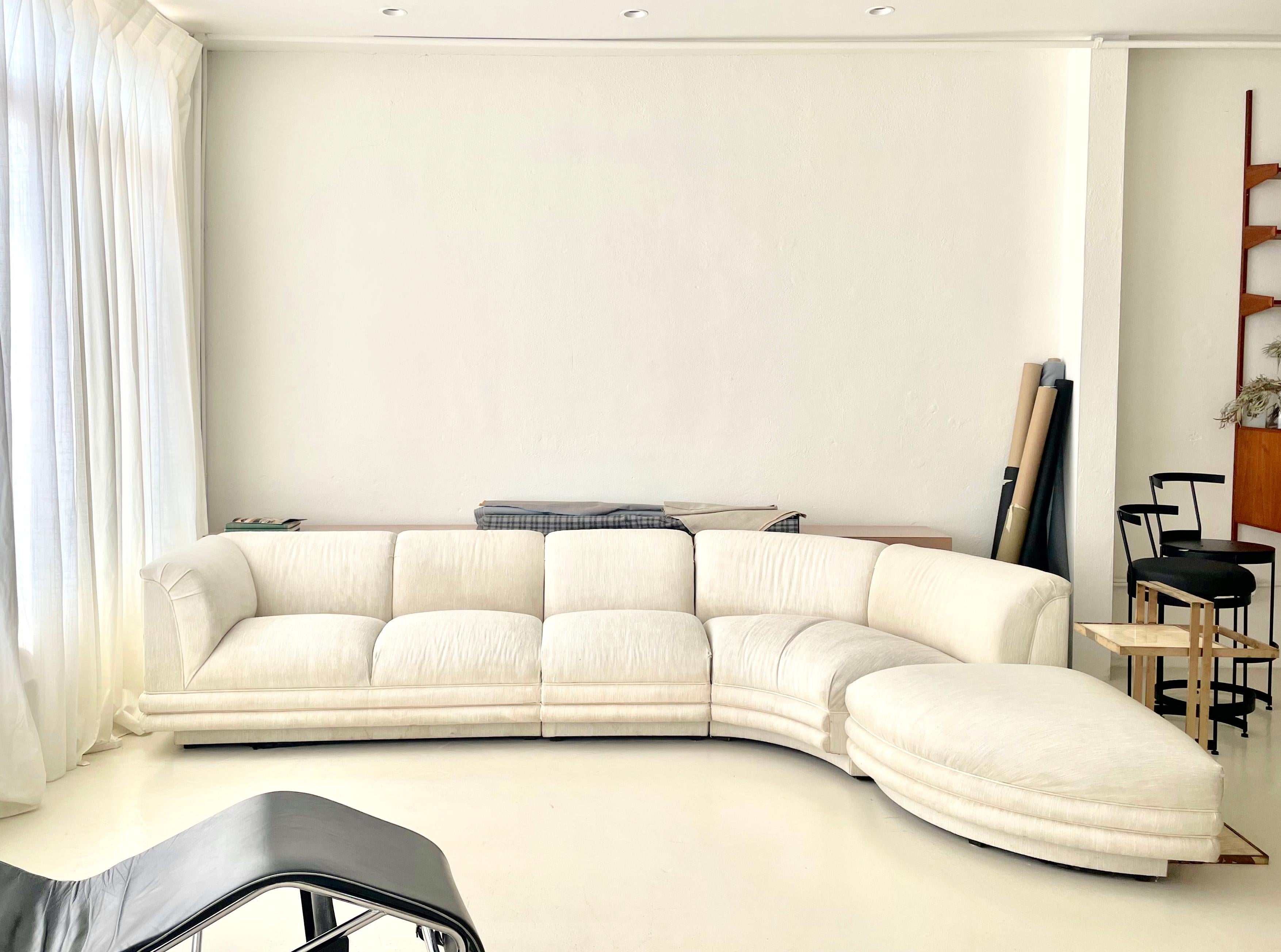 Fin du 20e siècle Bernhardt 4 pièces sectionnelles pour un retapissage personnalisé en vente
