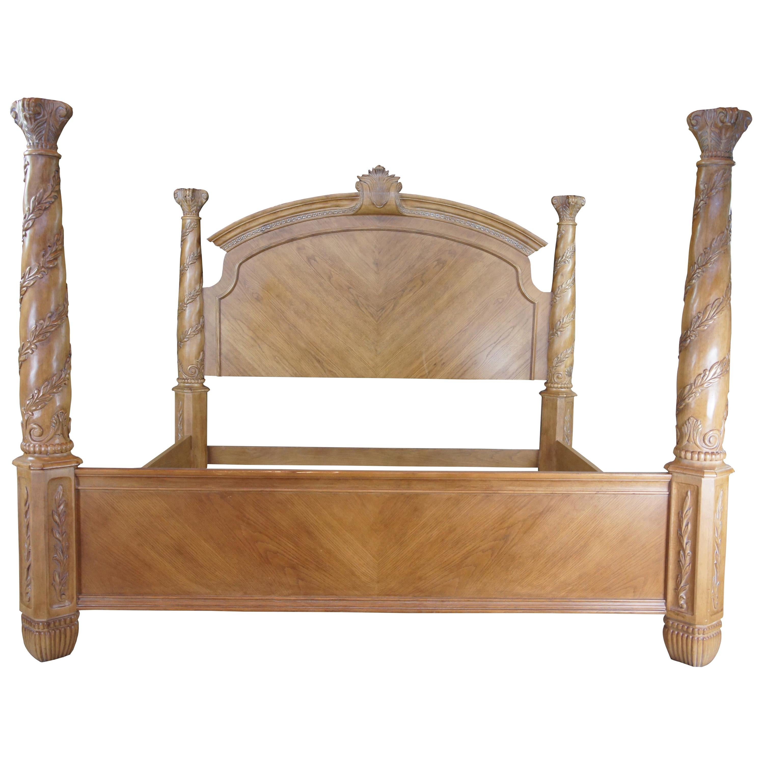Antique King Bed Frame 