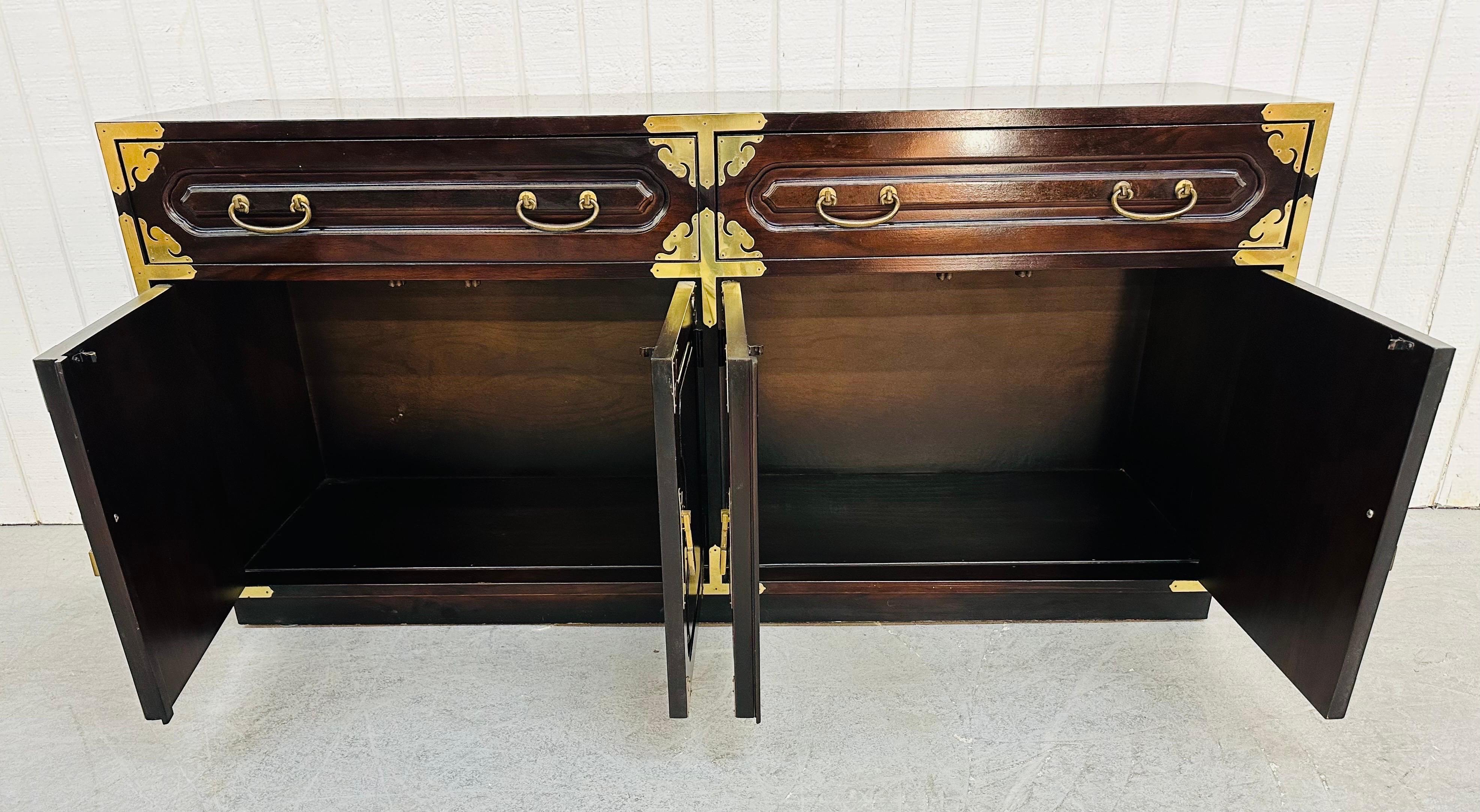 Vintage Bernhardt Chinoiserie Style Sideboard 1