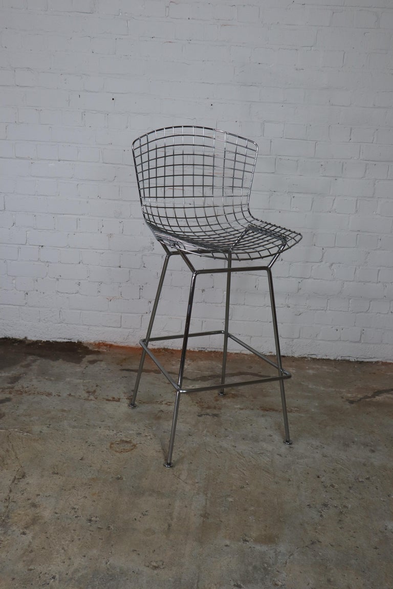 Vintage Bertoia bar stool for Knoll, manufactured by De Coene Belgium