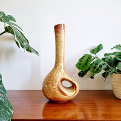 Vintage Bertoncello Ceramic Vase By Roberto Rigon, Italy 70s