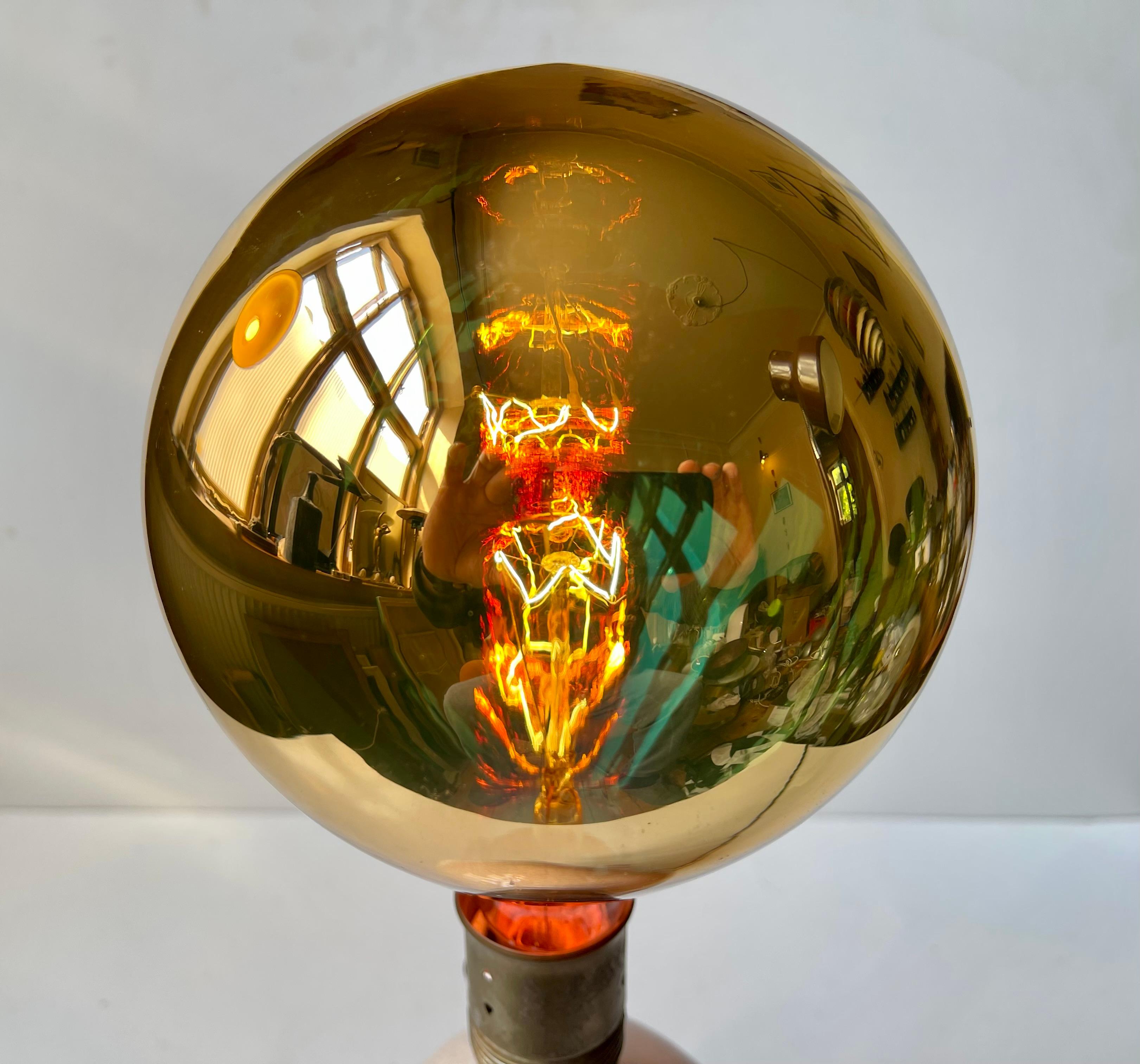 Vintage Bespoke Italian Balloon Baby Head Table Lamp For Sale 8