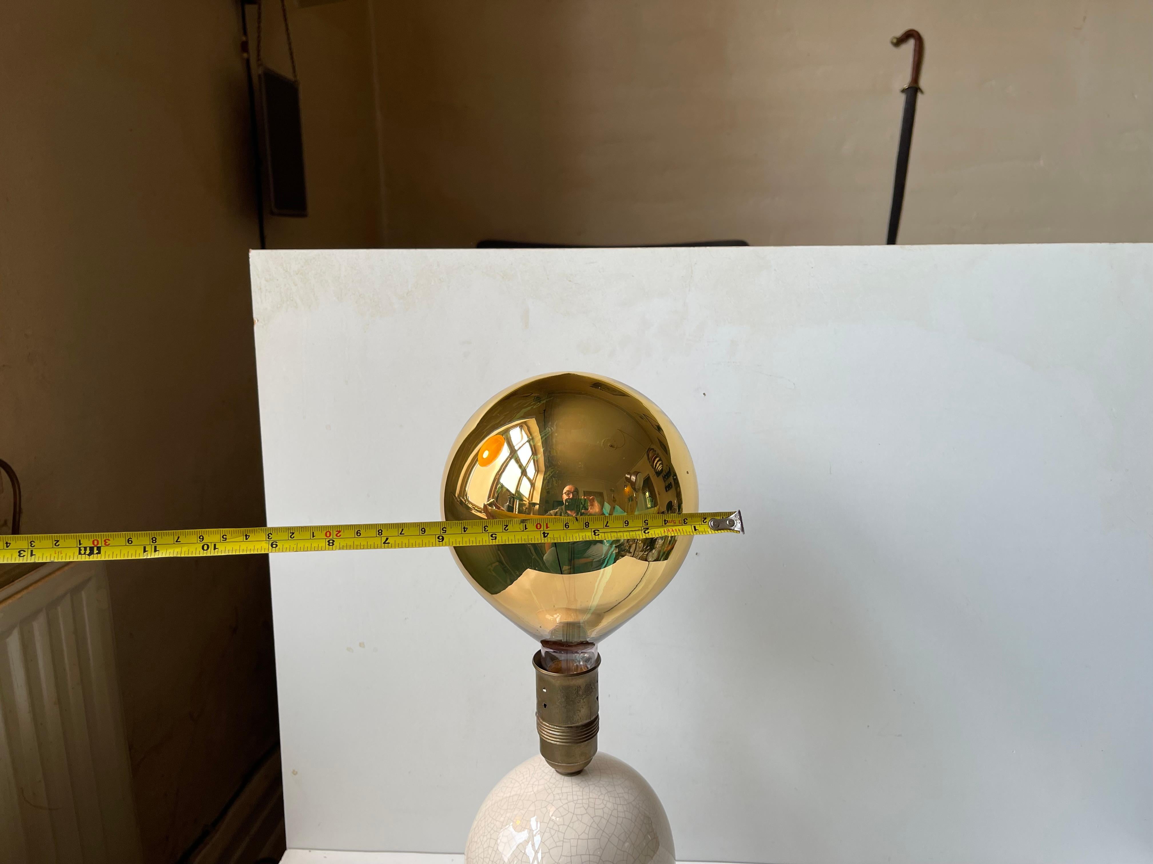 Vintage Bespoke Italian Balloon Baby Head Table Lamp For Sale 11