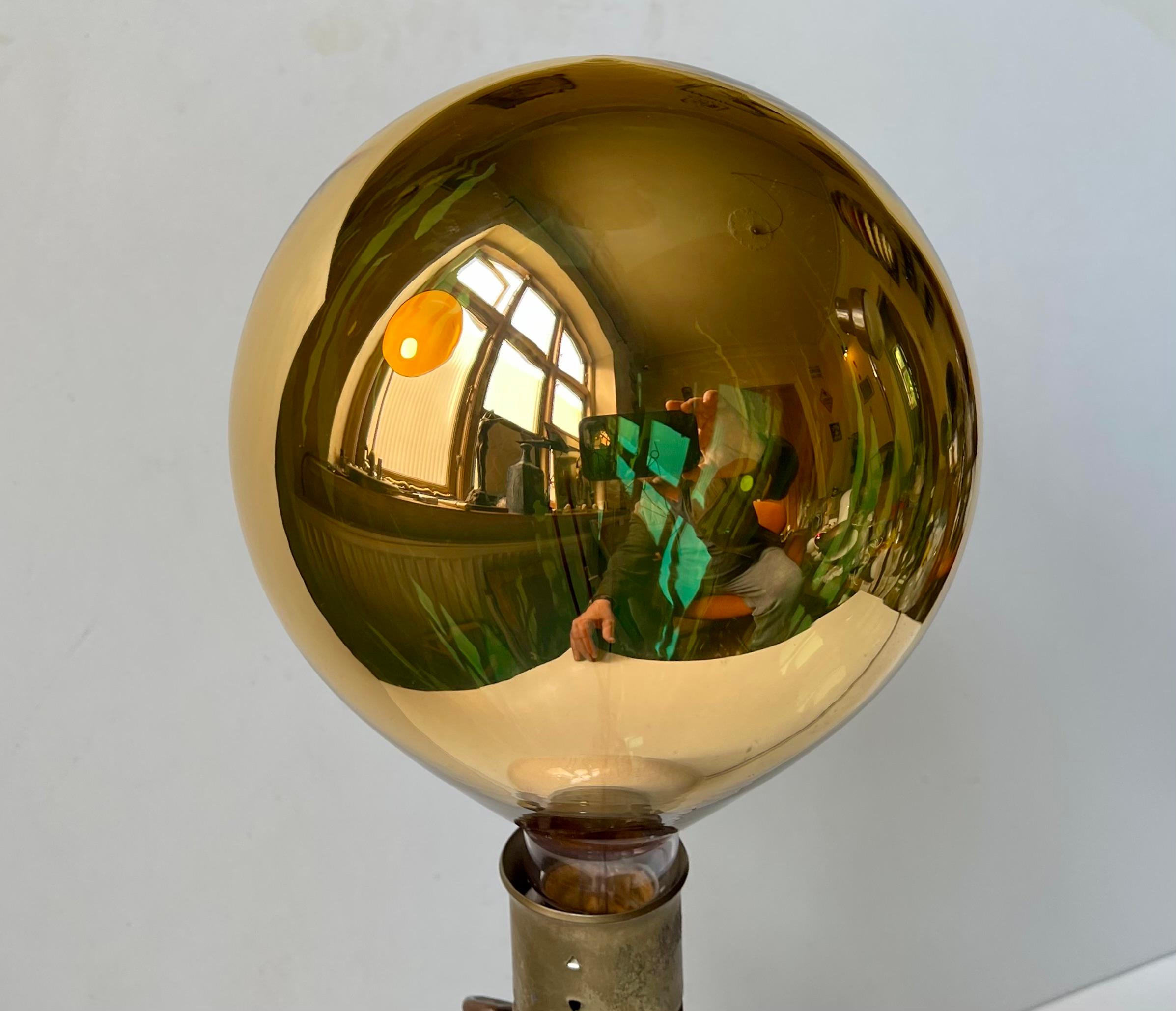 Mid-Century Modern Vintage Bespoke Italian Balloon Baby Head Table Lamp For Sale