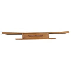 Used bespoke made Japanese style floating shelf