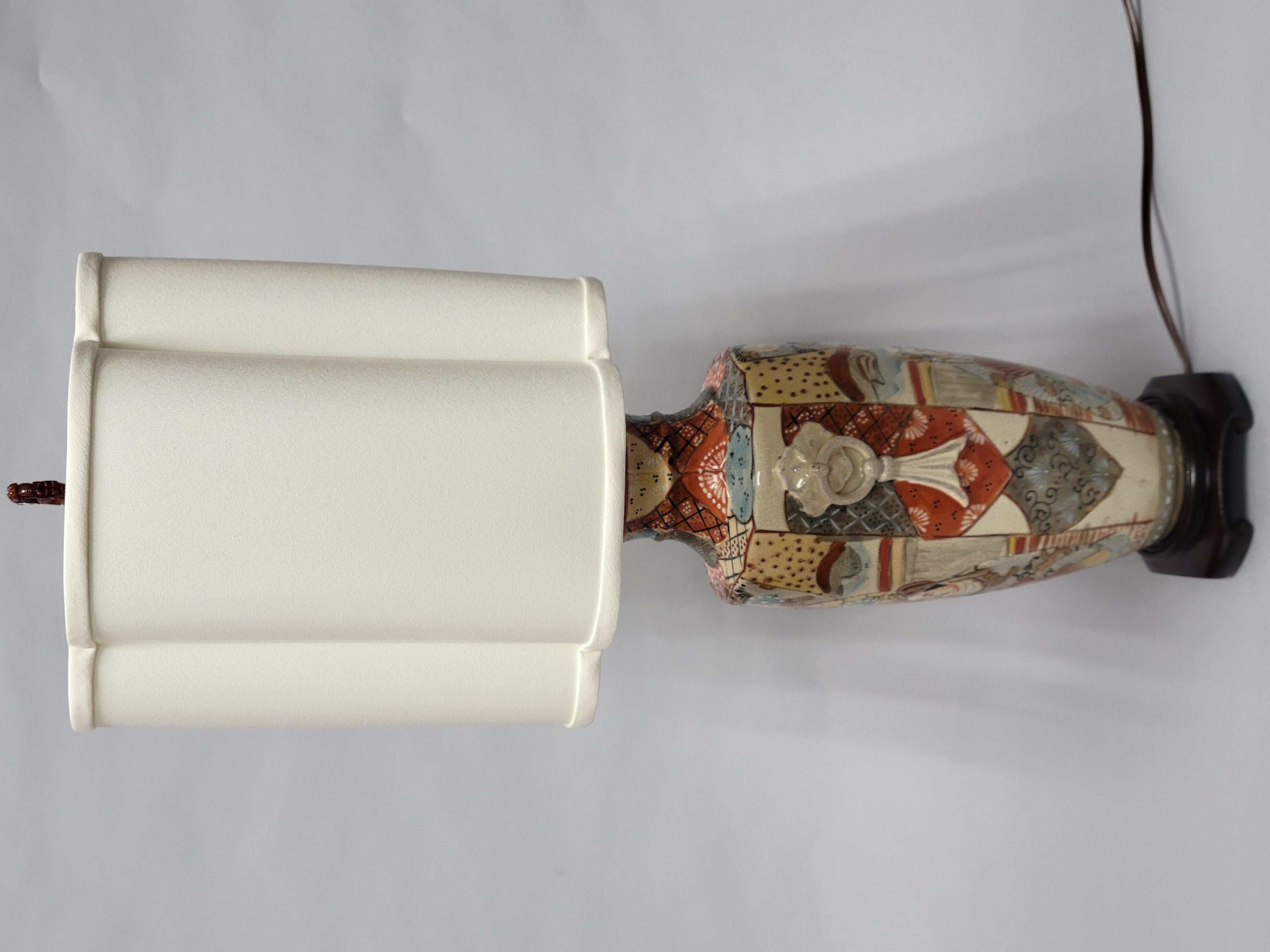 Vintage Bespoke Satsuma Lamp 8