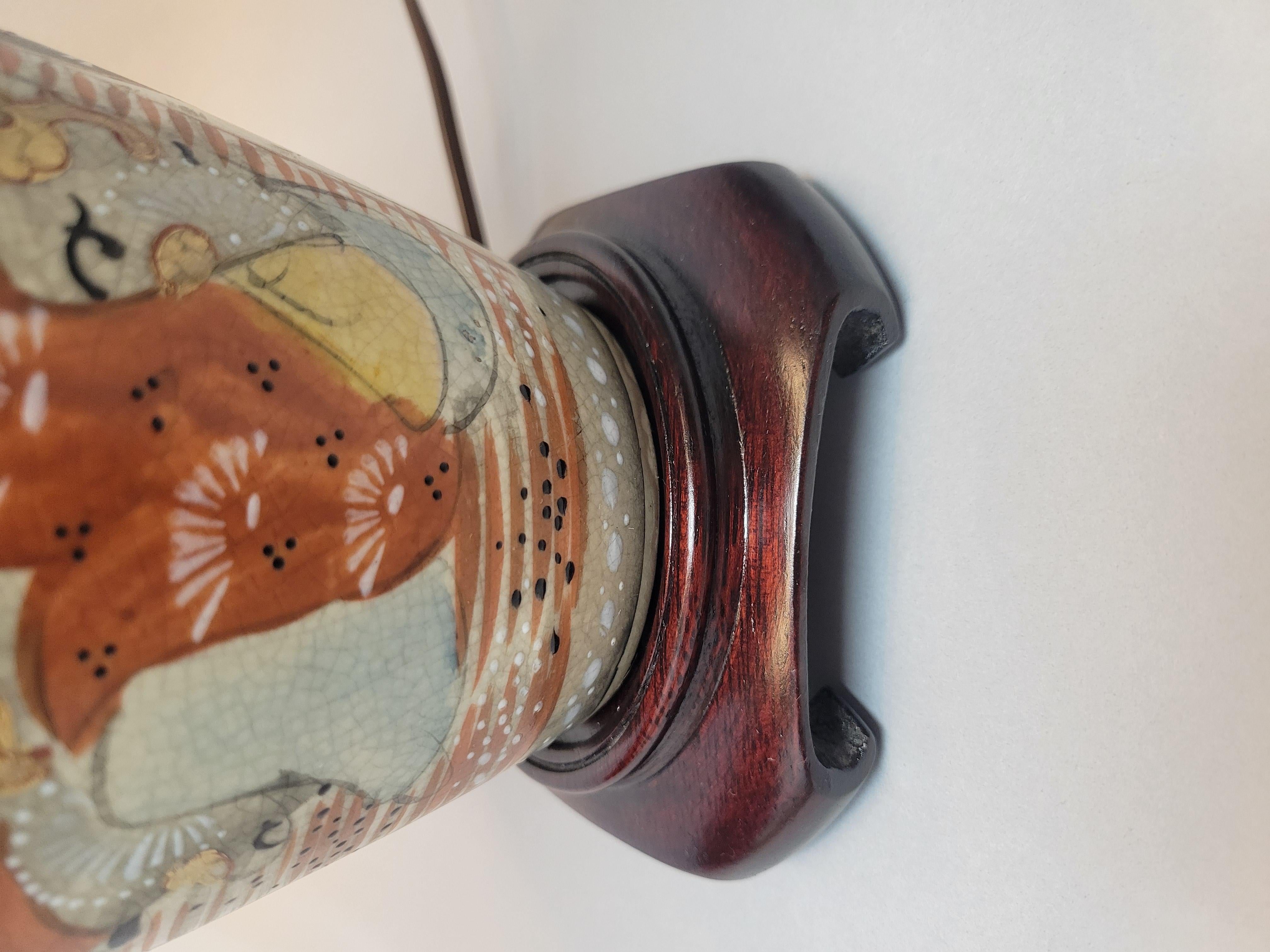 Vintage Bespoke Satsuma Lamp 1