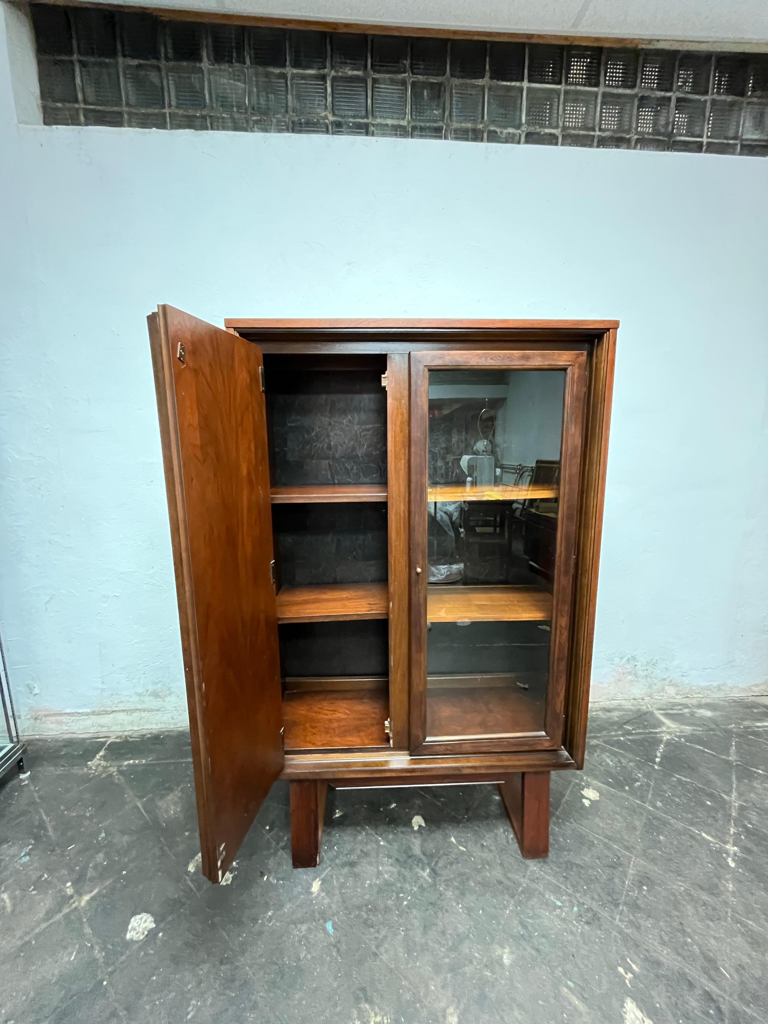 Vintage Bespoke Witco Pulaski Cabinet In Good Condition In W Allenhurst, NJ