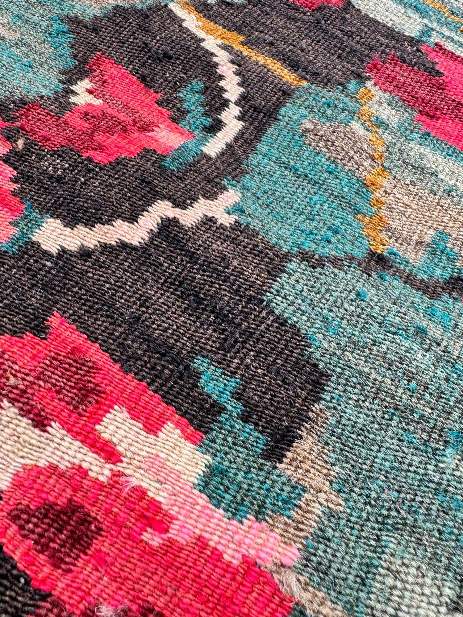 Kilim bessarabi d'epoca 2,21 m x 1,30 m in vendita 5