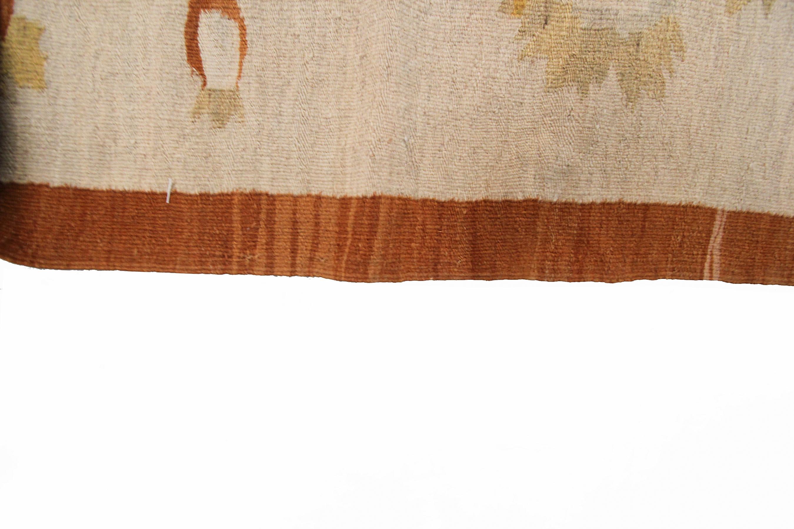 Vintage Bessarabian Kilim Rug Handwoven rug Tribal Geometric Rug 6x9 175cm x 264 For Sale 4