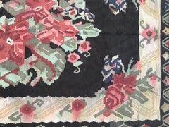 Modèle Kilim turc vintage Savonnerie de Bessarabie