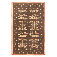 Vintage Bessarbian Kilim with Tree of Life Design