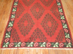 Zabihi Collection Vintage Besserabian Kilim Flat-Weave