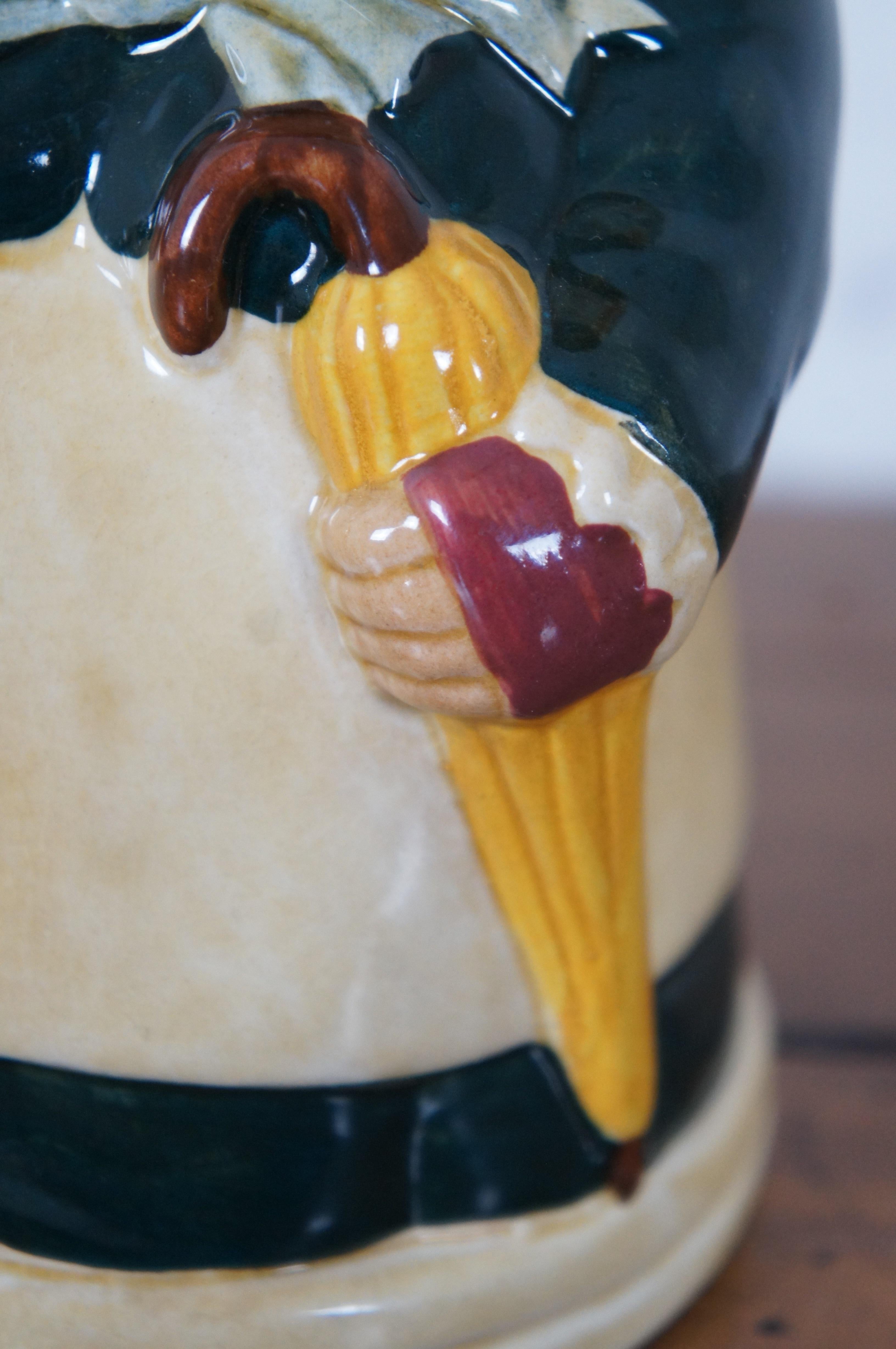 20th Century Vintage Betsy Figural English Toby Jug Wood & Sons Character Mug Porcelain 7