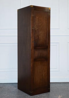 VINTAGE BEVAN FUNNELL MILitarY CAMPAIGN SINGLE WARDROBE CUPBOARD