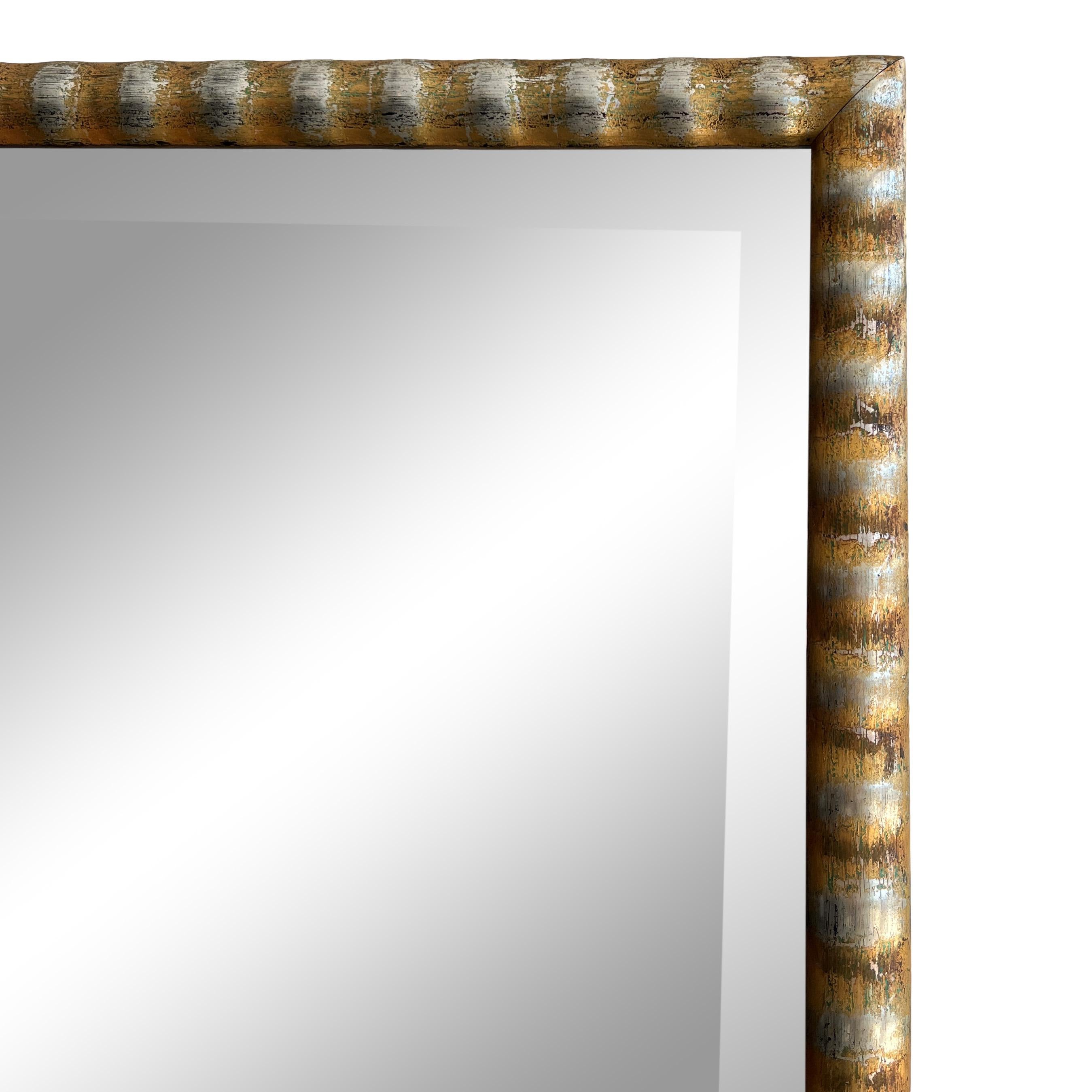 This elegant antique mirror will bring a sense of style and sophistication to your home. Crafted with a large beveled gilt frame and vintage mirror, it's sure to make any room feel more luxe and refined.

See in person at our Los Angeles location.