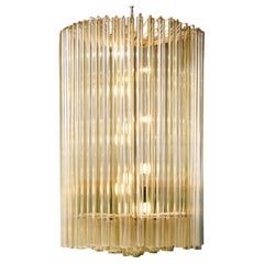 Vintage Bi-color Venini Murano Glass Chandelier