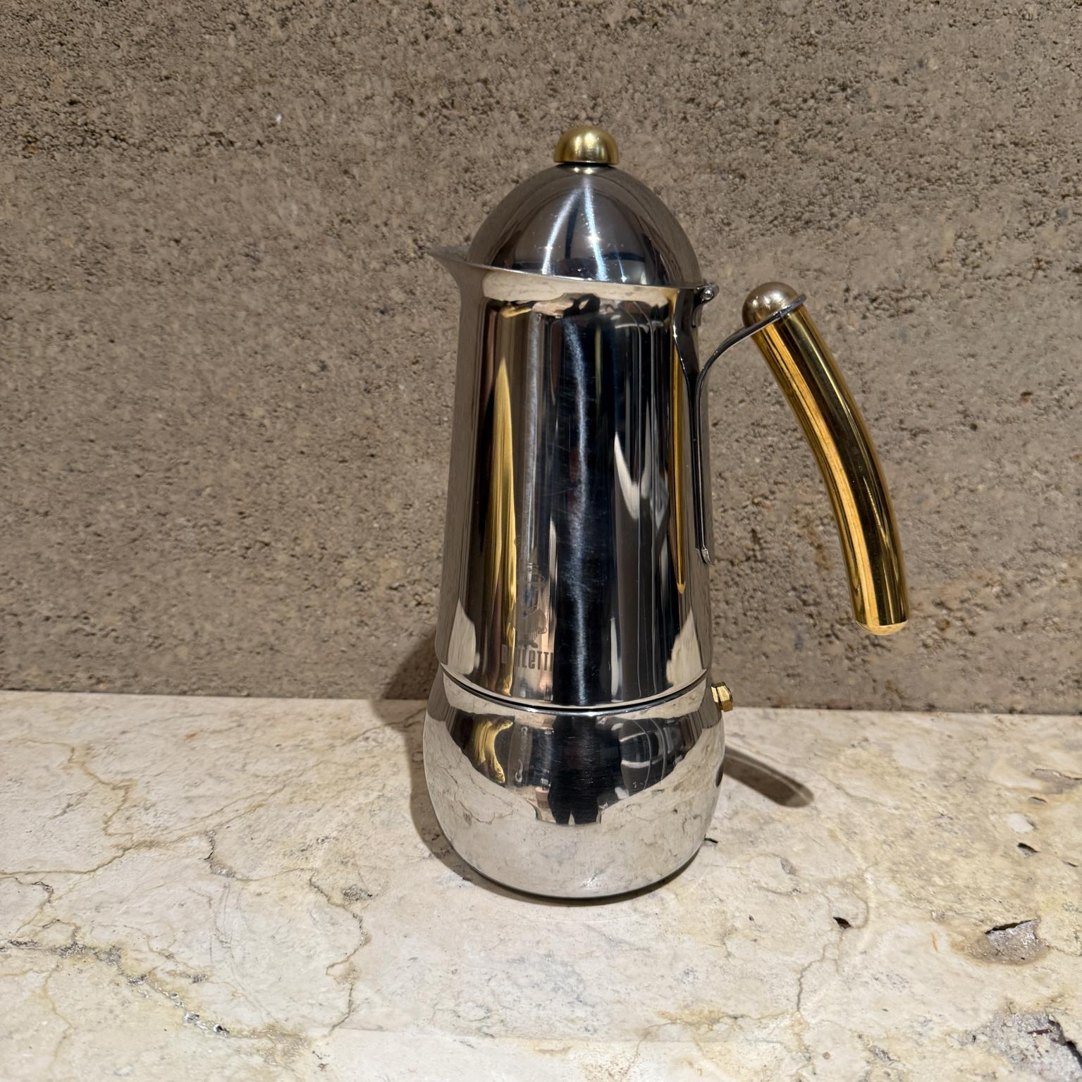 Italian Vintage Bialetti Moka Expresso Machine Italy Post Modern For Sale