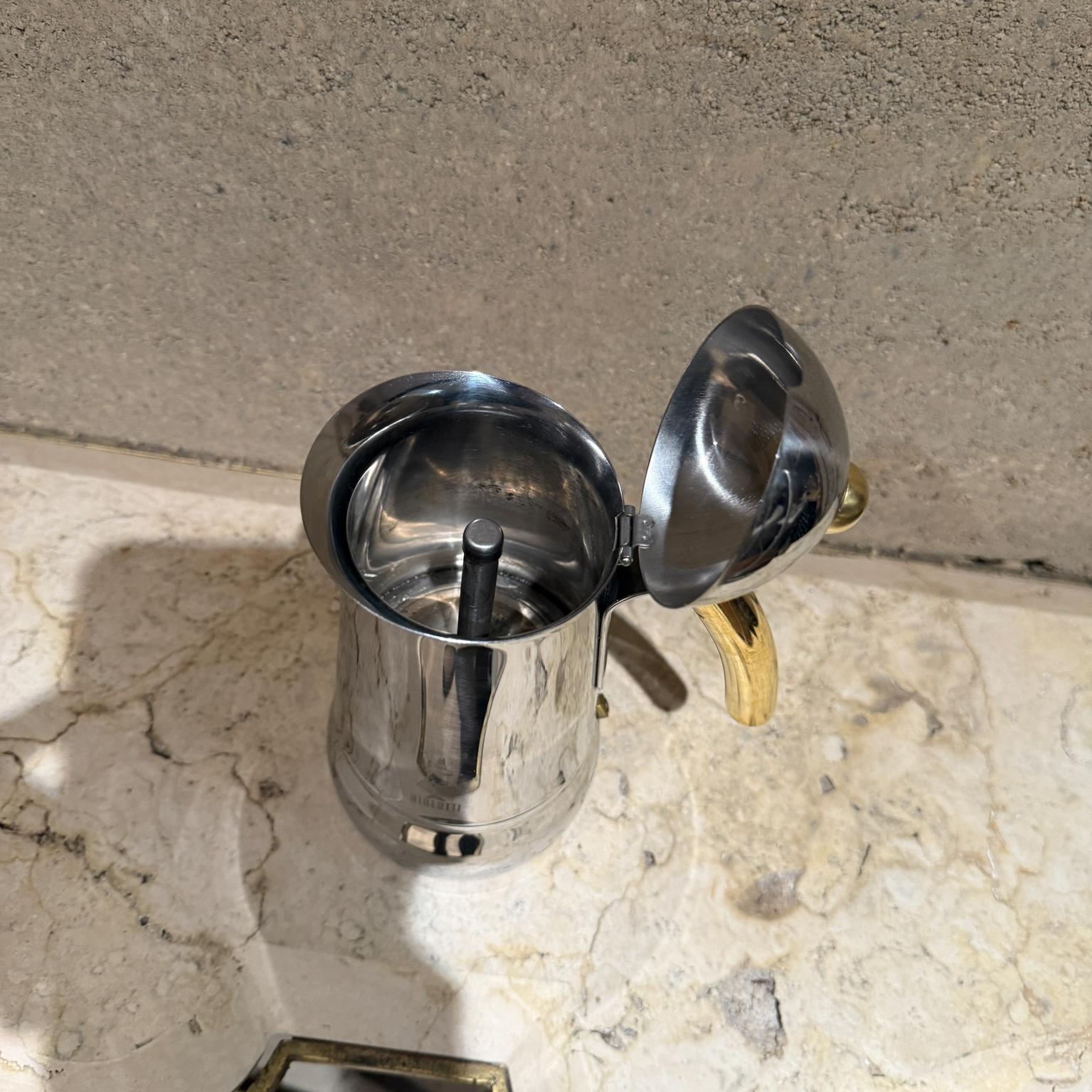 Vintage Bialetti Moka Expresso Machine Italy Post Modern For Sale 1