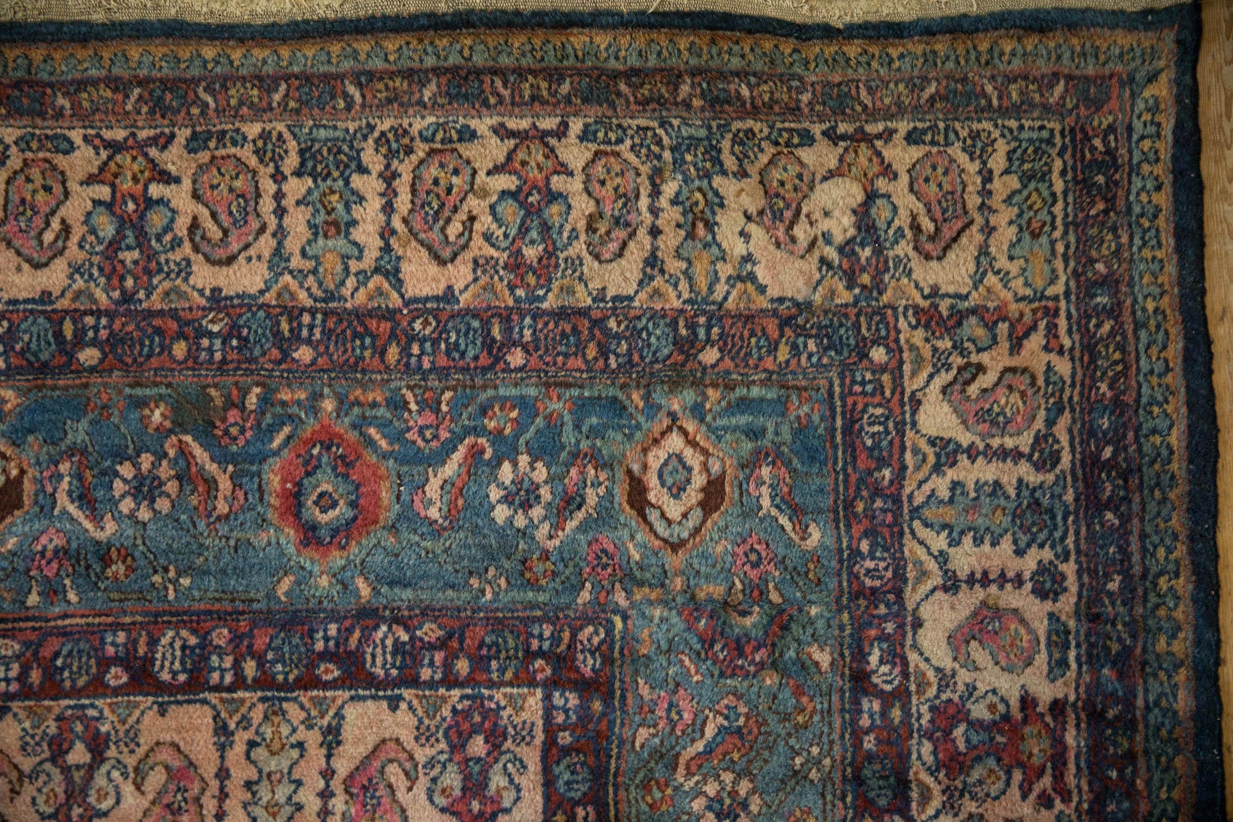 Vintage Bibikabad Carpet For Sale 8