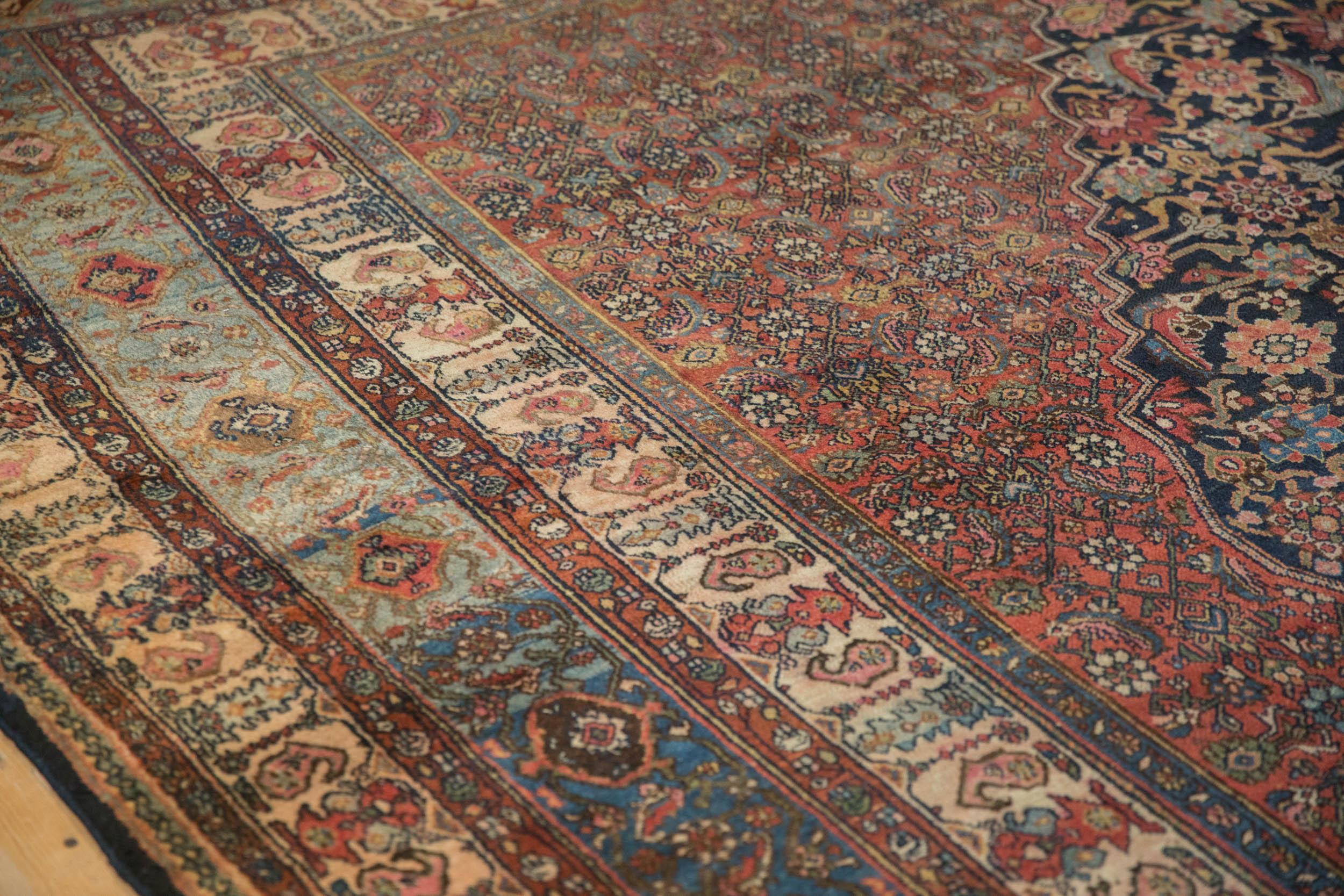 Wool Vintage Bibikabad Carpet For Sale