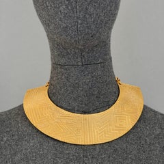 Vintage BICHE DE BERE Geometric Wide Collar Necklace
