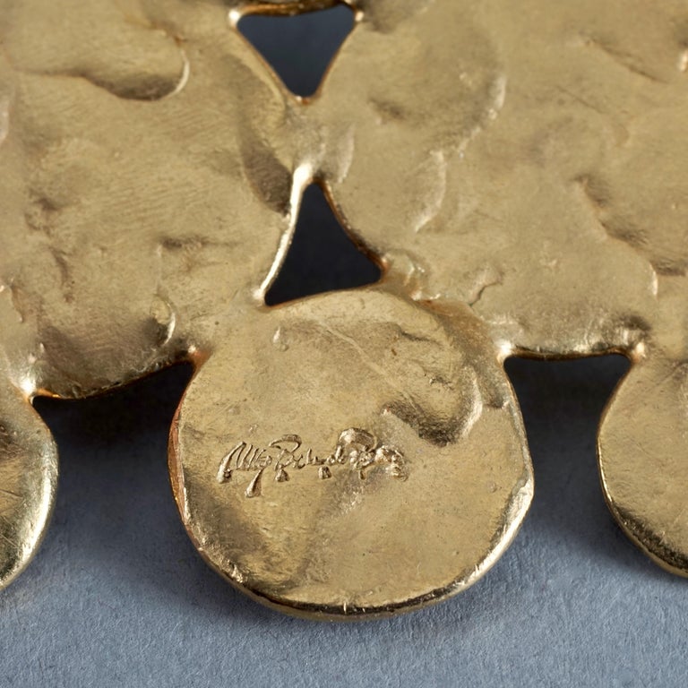 Collier 'Biche De Bère' Vintage Argenté - Forme Incurvée Ras Du Cou - Longueur 50 Cm - Occasion TBE