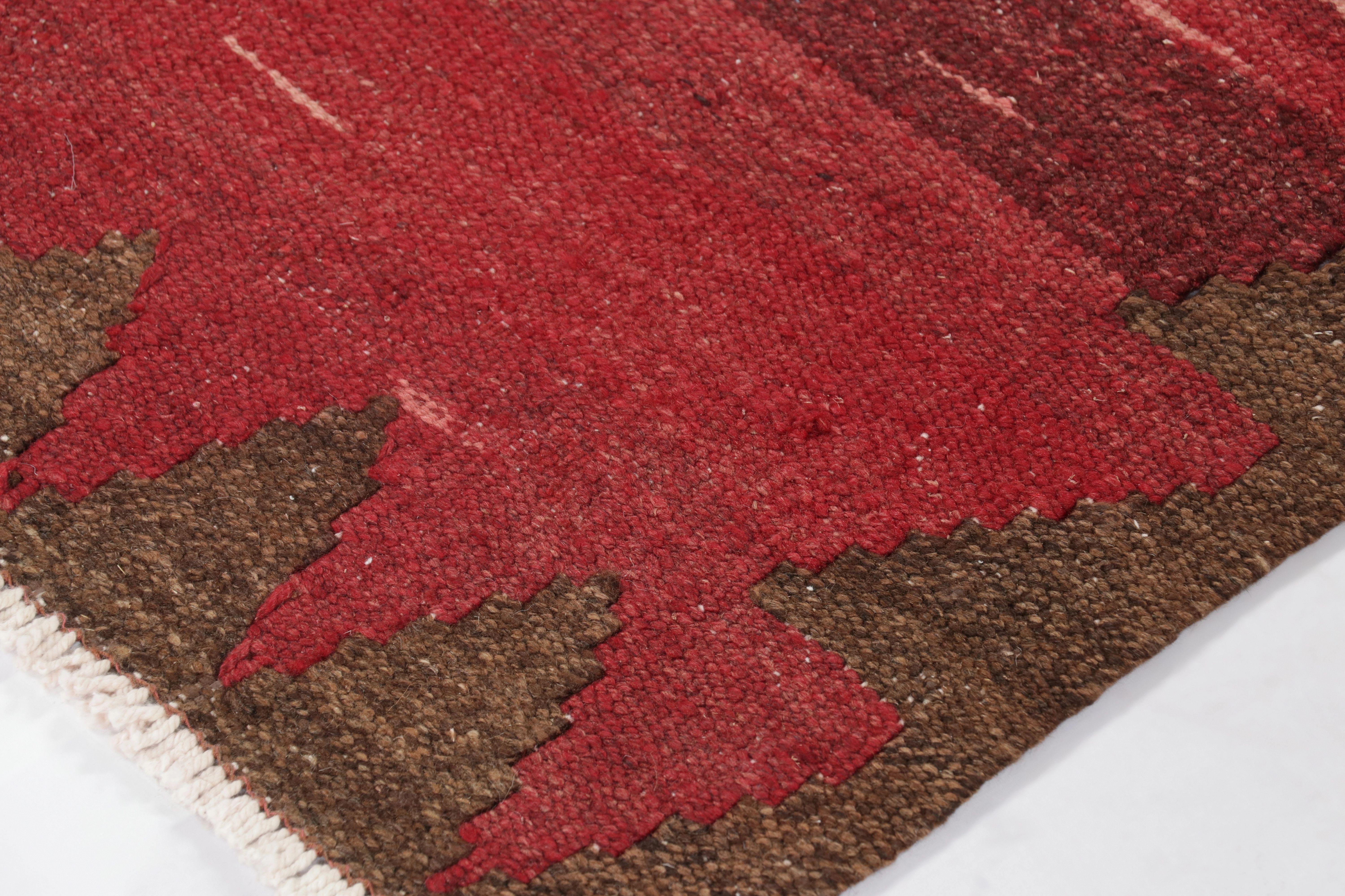 Made with handwoven wool circa 1950-1960, this 3x8 vintage Bidjar Kilim is a particularly bright and sought-after work of an exciting new curation from Rug 
Kilim’s collection of classic kilims and flatweaves, among few open field kilims of its