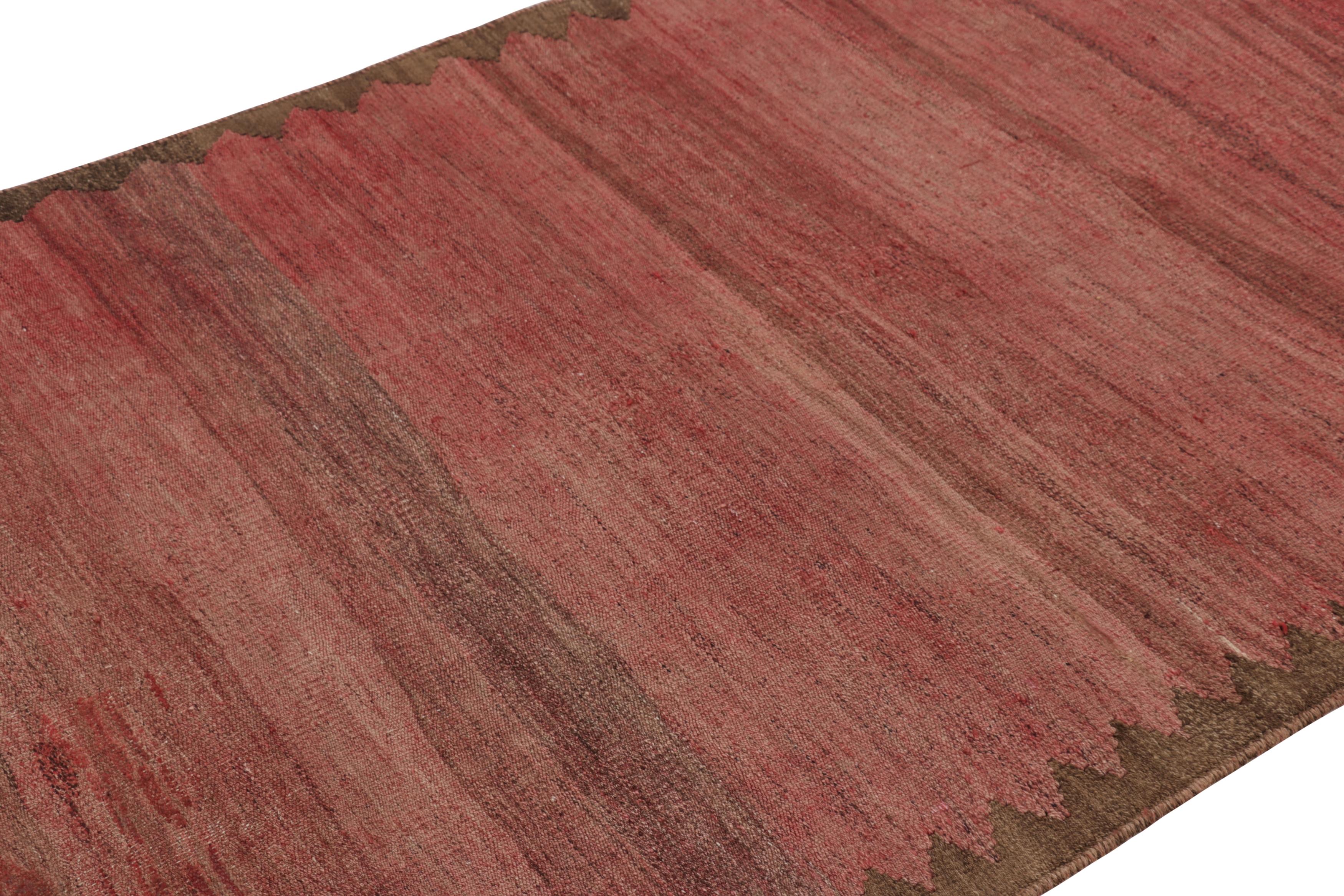 Made with handwoven wool circa 1950-1960, this 4x7 vintage Bidjar Kilim is a particularly bright and sought-after work of an exciting new curation from Rug & Kilim’s collection of classic Kilims and Flat Weaves.

On the Design:

This distinguished