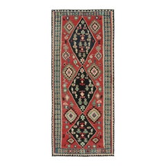 Bidjar-Persischer Kelim mit Diamanten und geometrischen Mustern von Teppich & Kilim