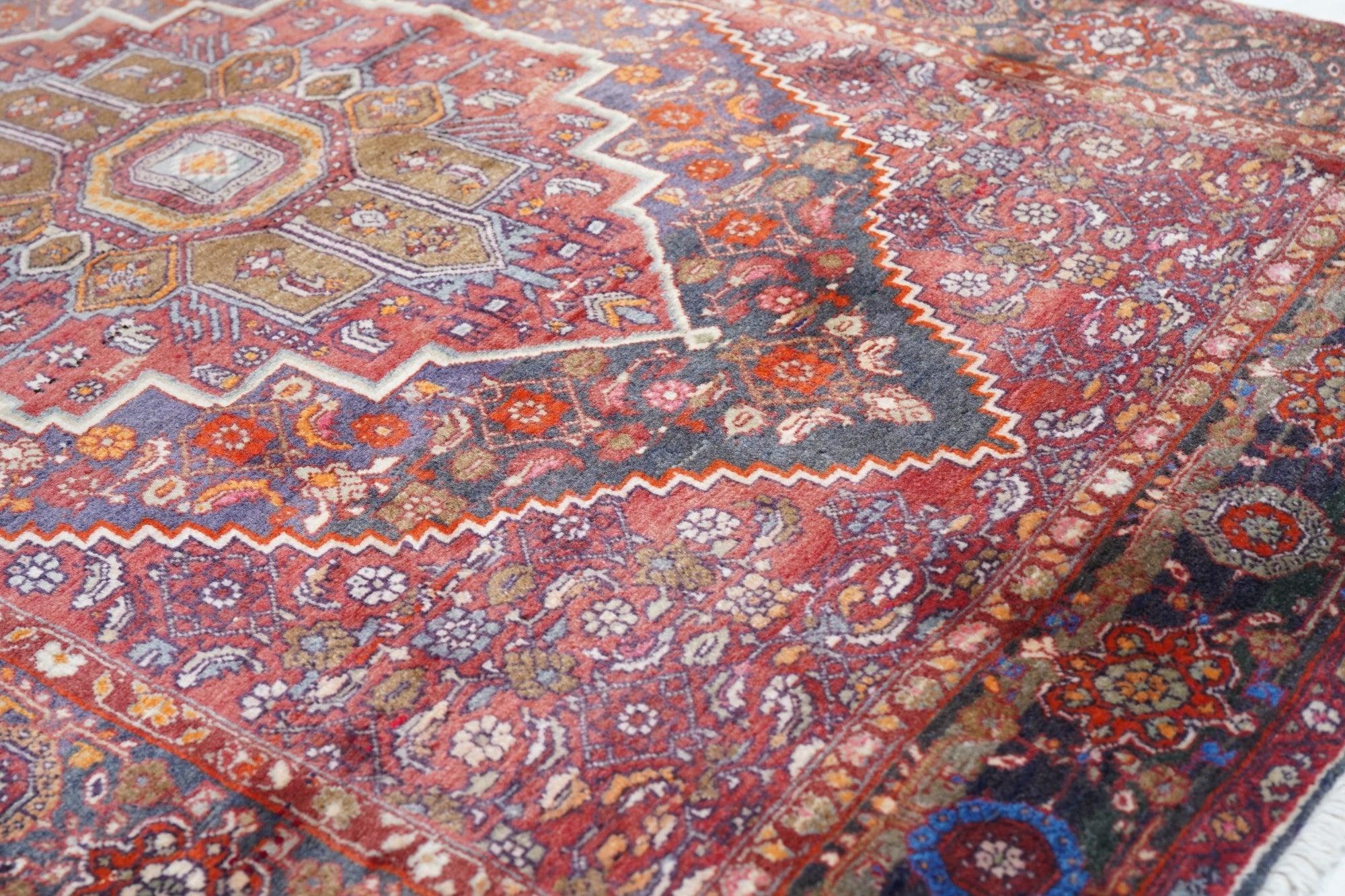 20th Century Vintage Bidjar Rug 3'11'' x 6'1'' For Sale