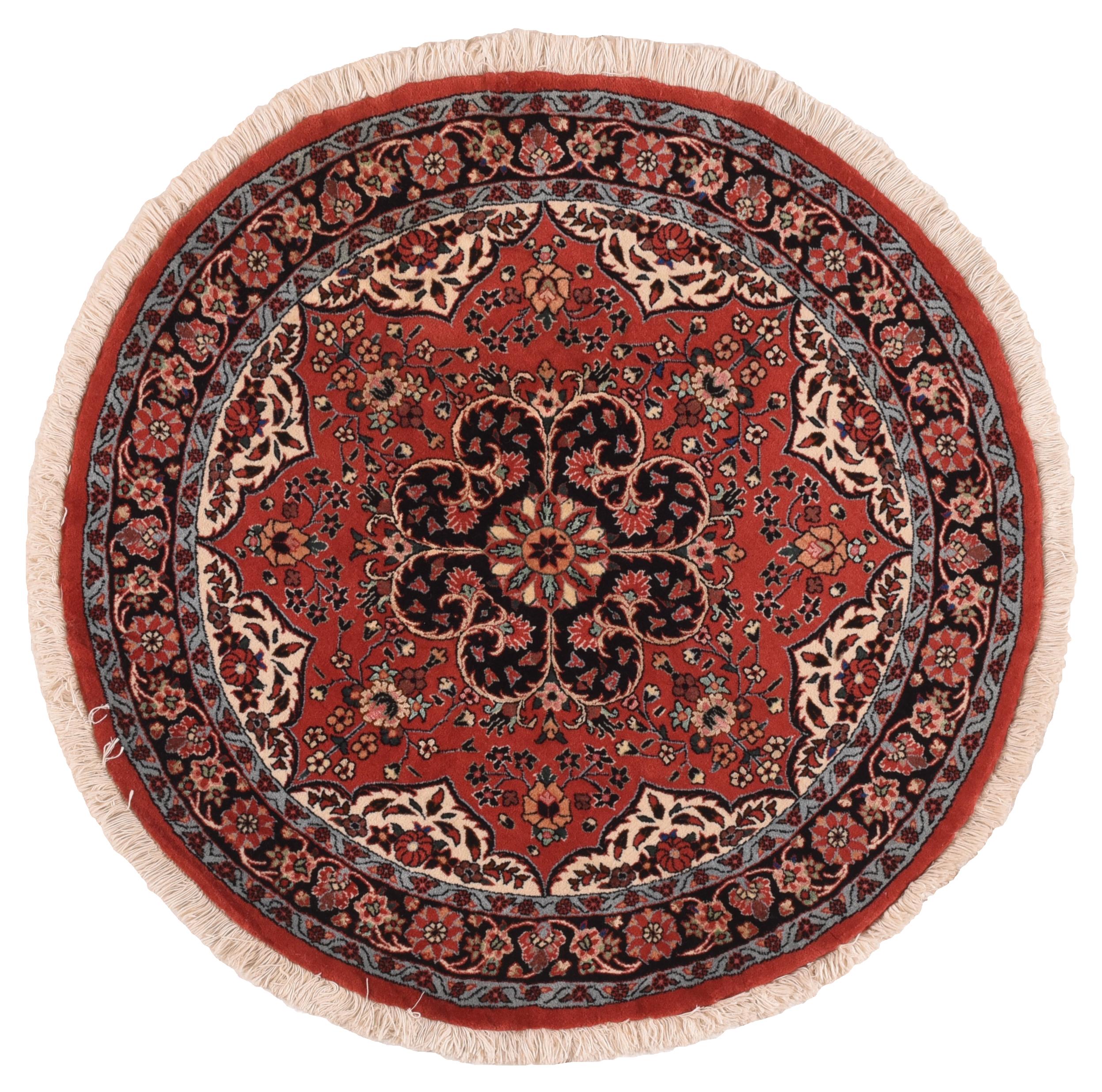 Bidjar-Teppich im Vintage-Stil 3'3'' x 3'3'' (Ende des 20. Jahrhunderts) im Angebot