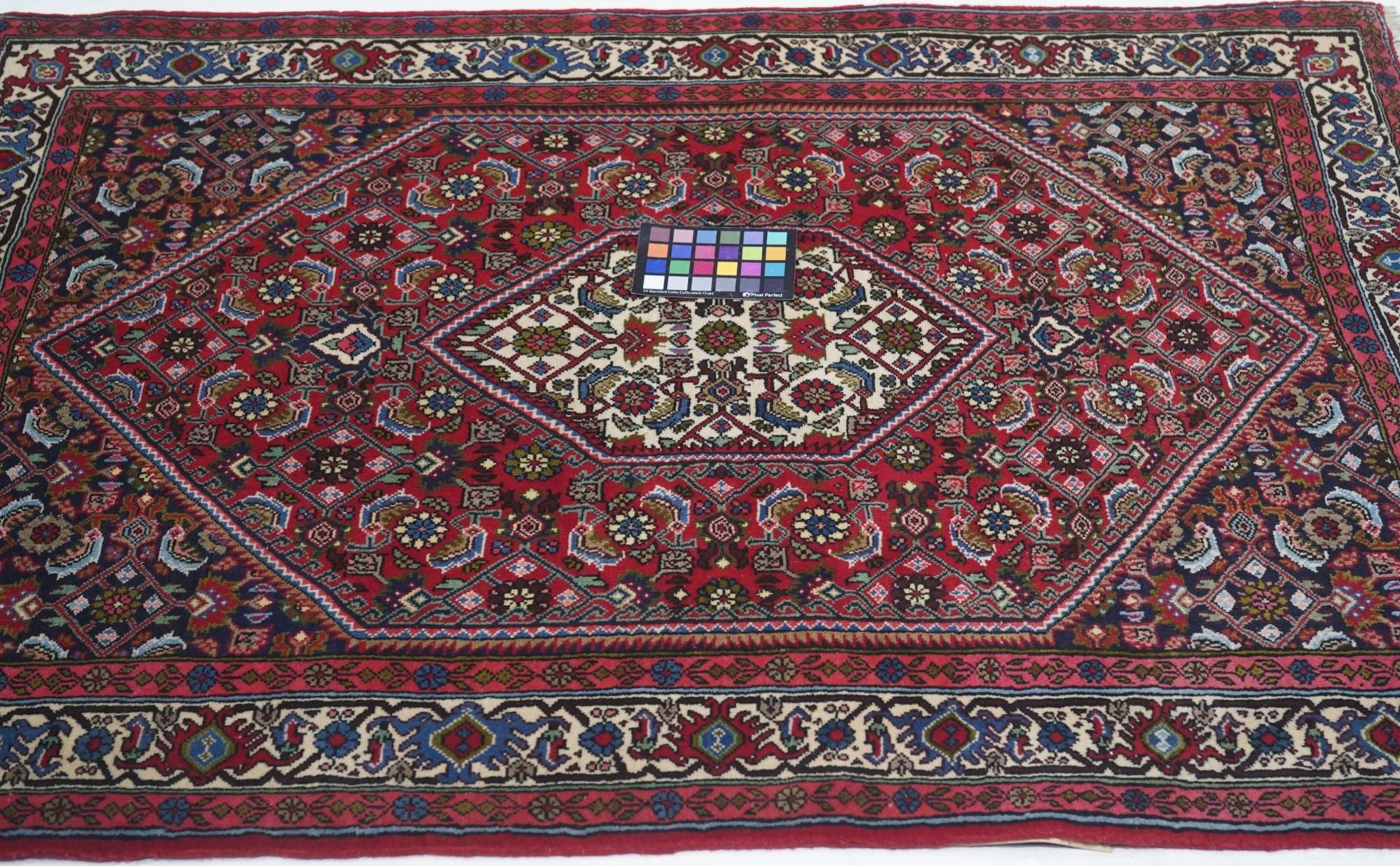 Bidjar-Teppich im Vintage-Stil 3'7'' x 5'1'' im Angebot 3