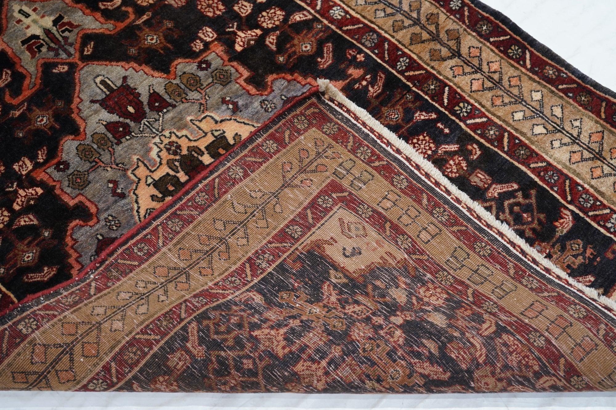 Vintage Bidjar Rug 3'7'' x 5'3'' For Sale 5