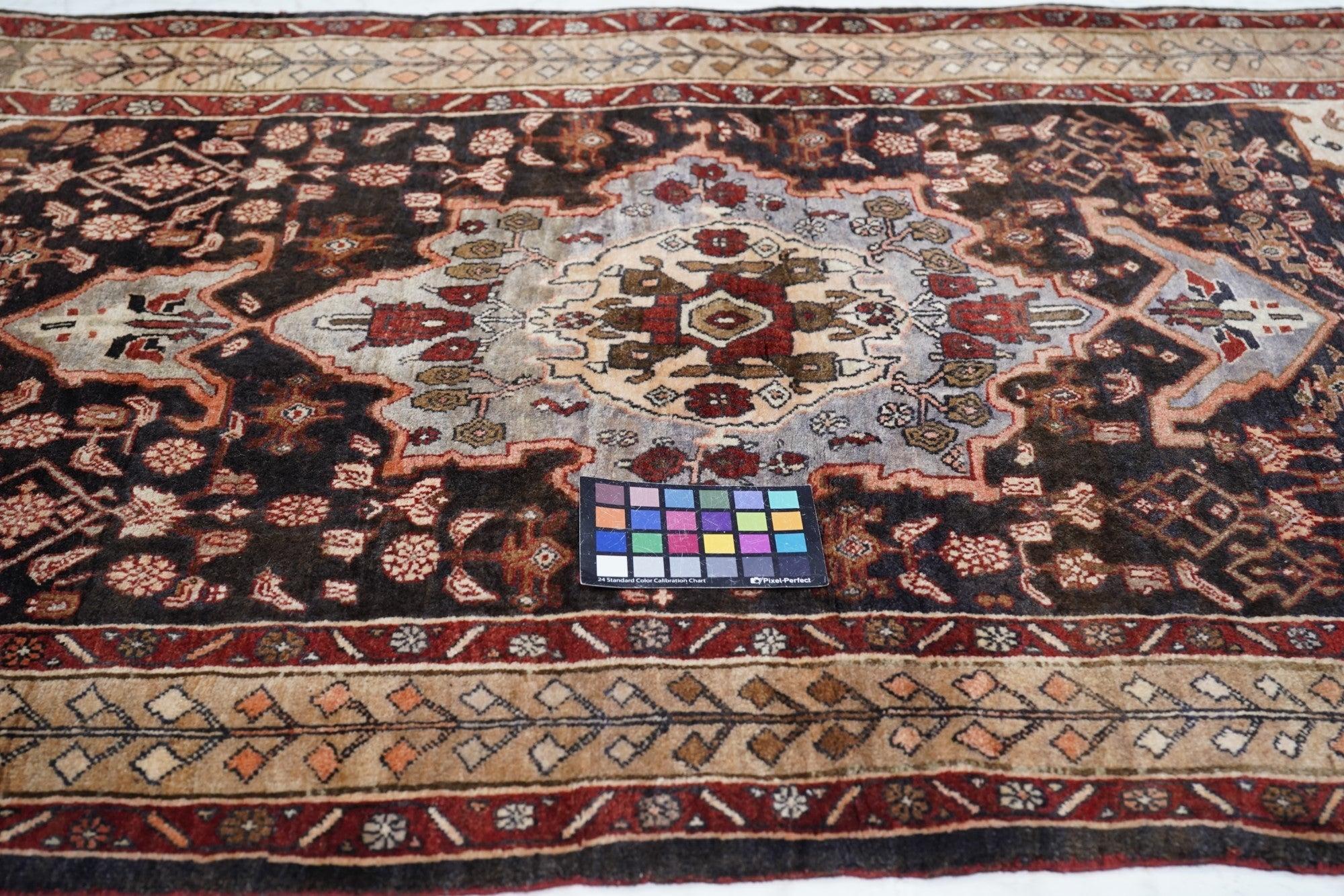 Vintage Bidjar Rug 3'7'' x 5'3'' For Sale 3