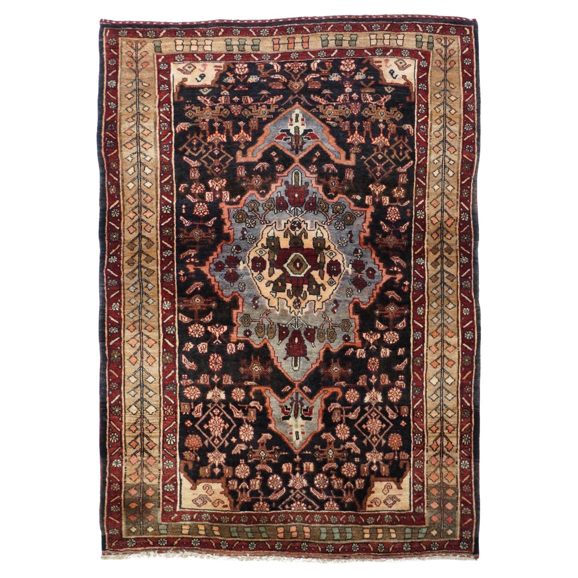 Vintage Bidjar Rug 3'7'' x 5'3''