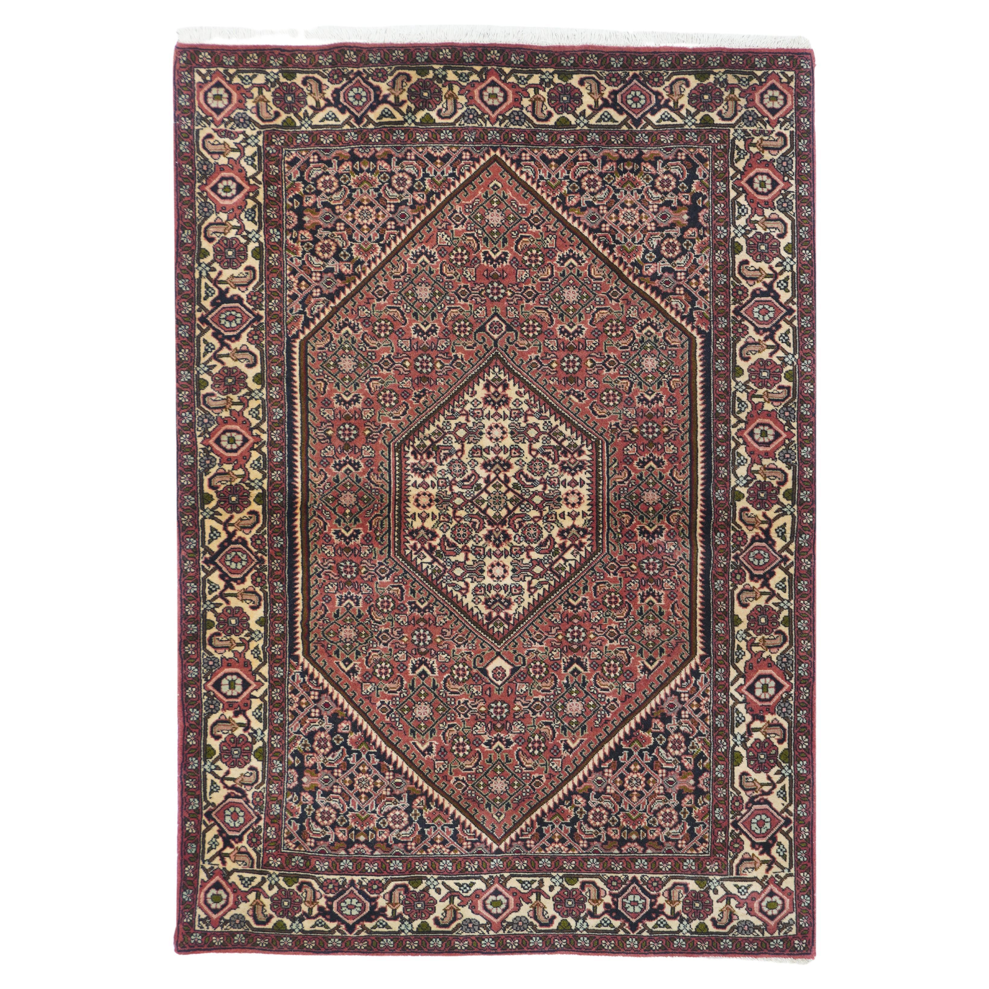 Tapis Bidjar vintage de 3'8'' x 5'3'' pouces