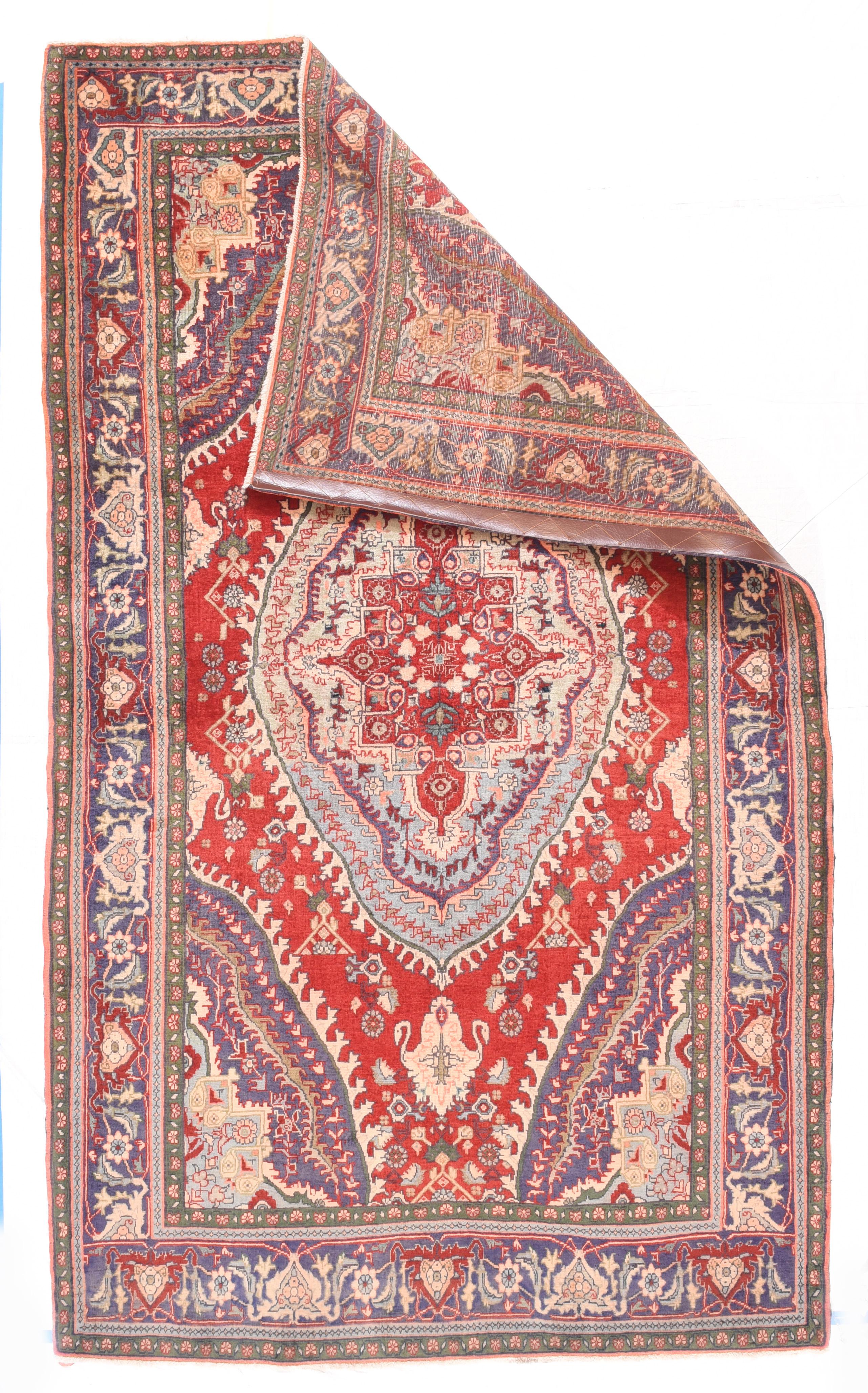 Bidjar-Teppich 4'5'' x 7'7'' im Vintage-Stil (Persisch) im Angebot