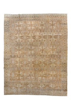 Bidjar Vintage-Teppich mit Allover Millefleur-Design