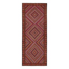 Bidjar Stammeskunst-Kelim in polychromen, geometrischen Mustern von Teppich & Kilim