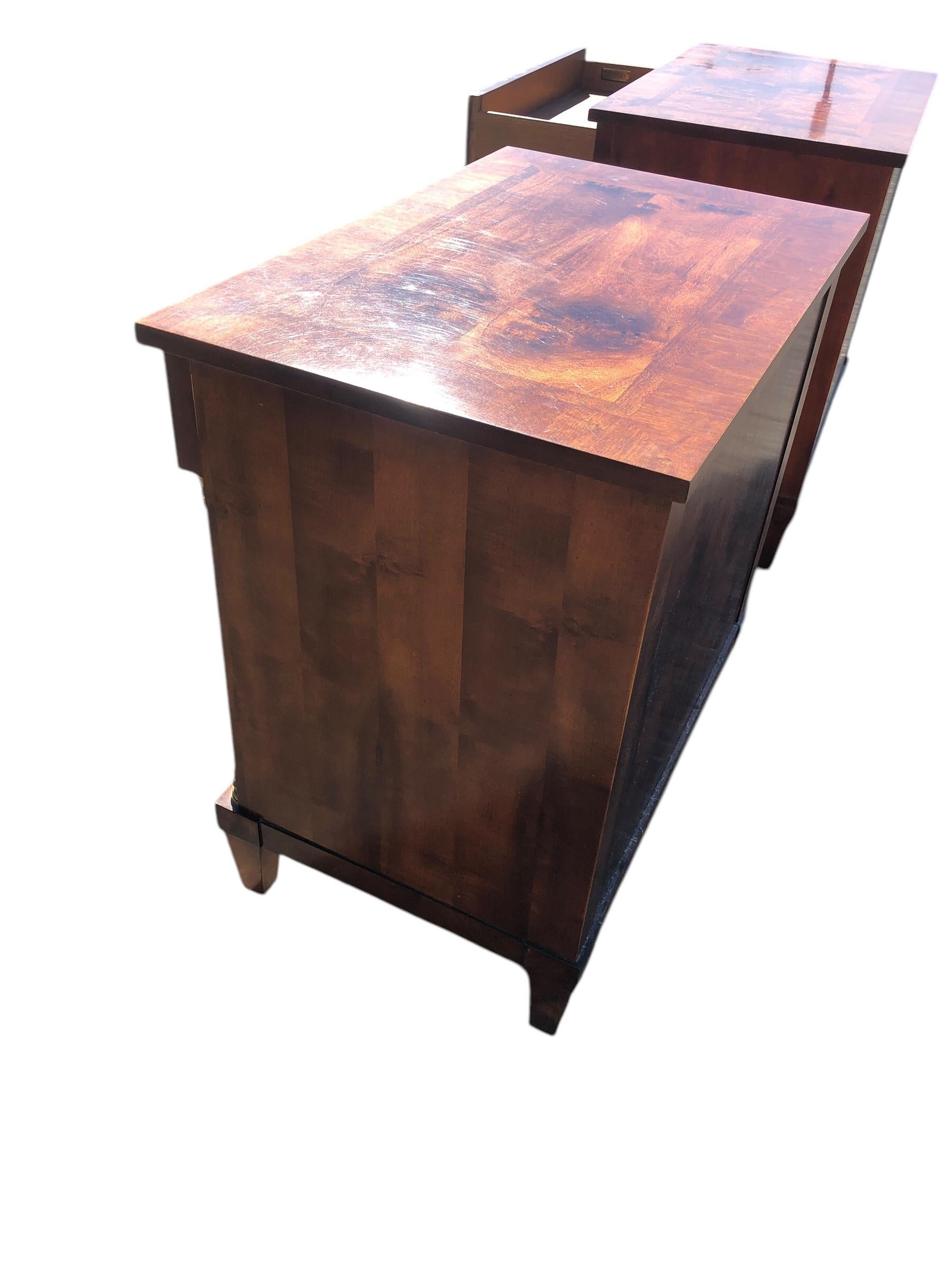 Vintage Biedermeier Neoclassical Style “Capuan” Nightstands by Century Furniture 1