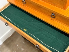 Vintage Biedermeier Style Chest by Baker - Burl Ash + Maple - High Boy Dresser