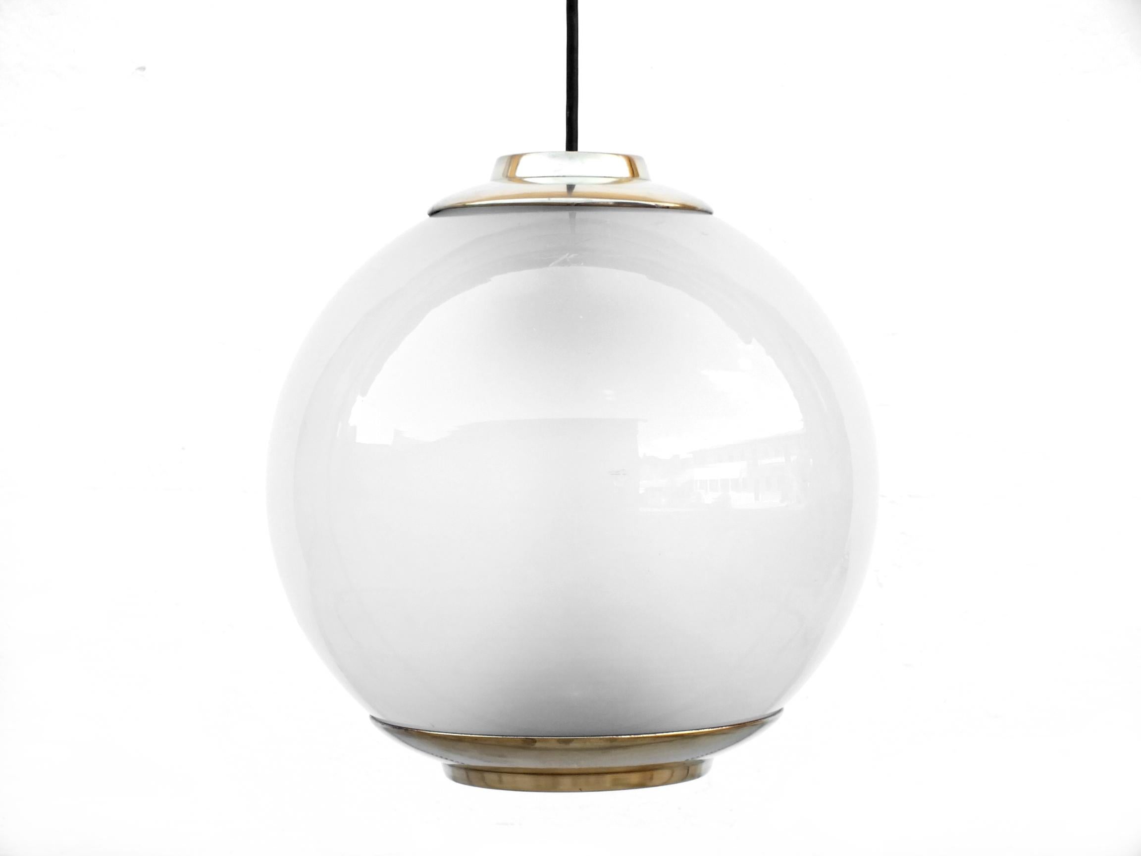 Vintage Big Ball ceilin Lamps Ls2 Luigi Caccia Dominioni Design by Azucena, 1954 For Sale 3