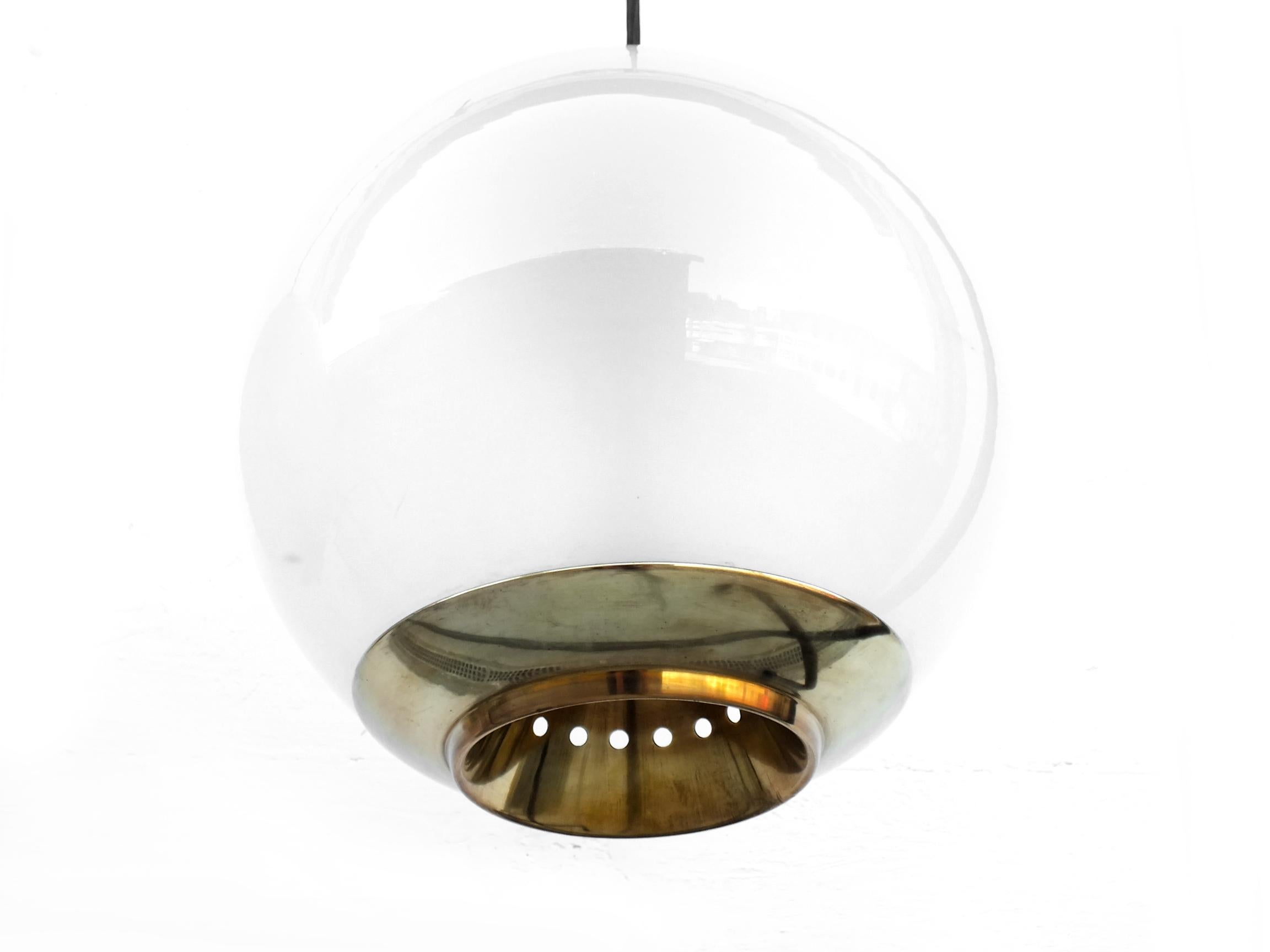 Milieu du XXe siècle Lampes vintage Big Ball ceilin Ls2 Luigi Caccia Dominioni Design par Azucena, 1954 en vente