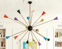Vintage Big Colour Sputnik Style vintage 1980s